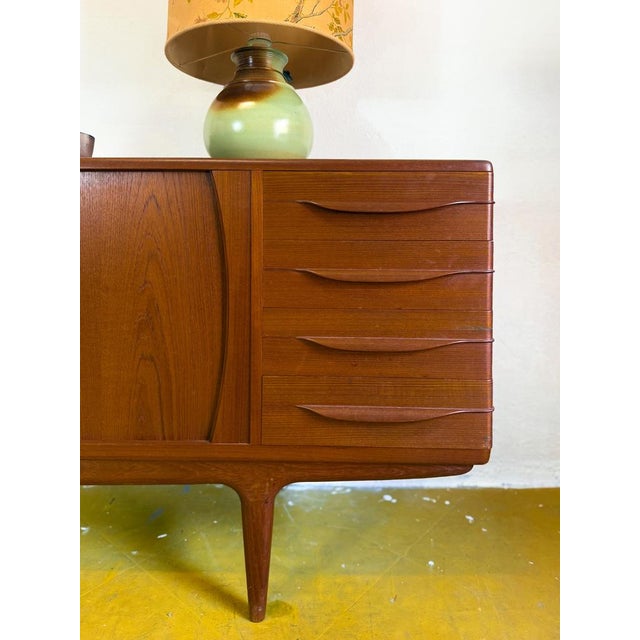 Vintage Danish Sideboard by Johannes Andersen, 1950s For Sale - Image 3 of 11