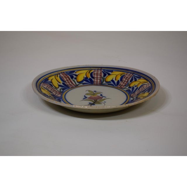 19th-Century French Faience Round Bowl.