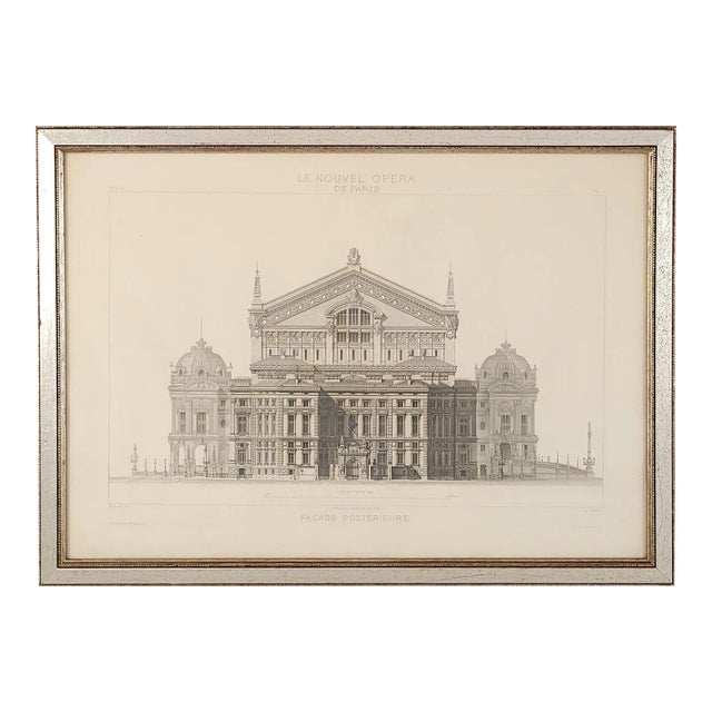 View of the Paris Opera House, France, 19th Century For Sale