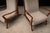 1950s Sculptural Pair of Brazilian Modernist Armchairs in Hardwood & Boucle by John Graz, Brazil, 1950s For Sale - Image 5 of 17