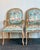 Vintage Faux Bois Fauteuil Chairs - A Pair For Sale - Image 9 of 12