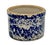 Unusual Antique American Blue Spongeware Decorated Kitchen Beater Jar - Circa Very Early 1900s For Sale - Image 13 of 18