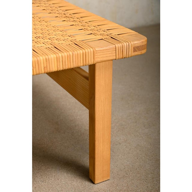 Model 5275 Bench in Oak and Cane by Børge Mogensen, 1972 For Sale - Image 9 of 16