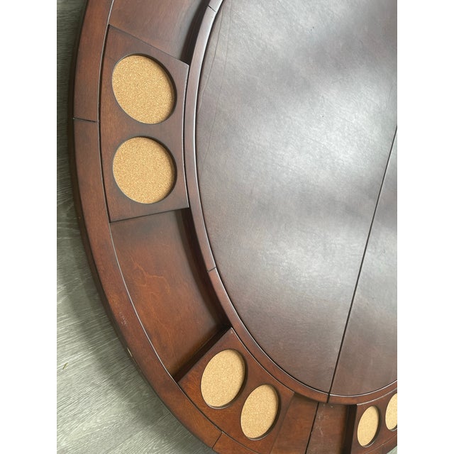 American Wood Folding Game Table For Sale - Image 3 of 9