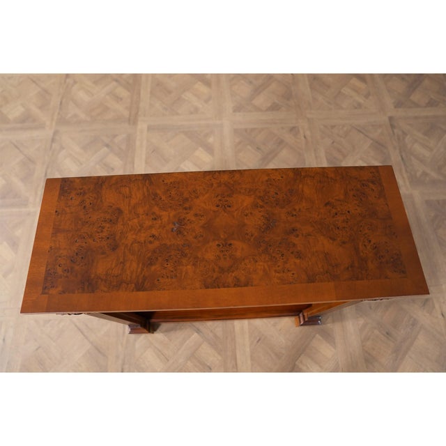 Wood Burled Penhurst Bookcase For Sale - Image 7 of 12