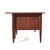 Alma Castilian Mid Century Walnut and Leather Executive Desk For Sale - Image 4 of 12