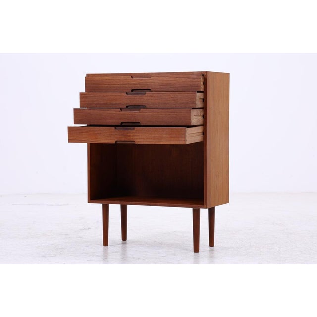 Mid-Century Teak Chest of 5 Drawers, 1960s For Sale - Image 4 of 13