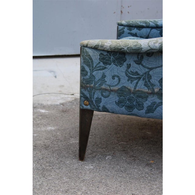 Blue Dezza Armchair by Gio Ponti for Frau Italia, 1960s For Sale - Image 8 of 14