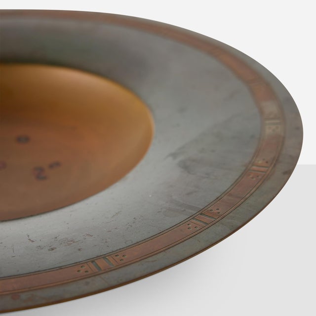 1940s Bronze Platter by Just Andersen For Sale - Image 9 of 10
