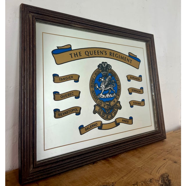 Vintage British Printed Mirror, 1960s For Sale - Image 9 of 16