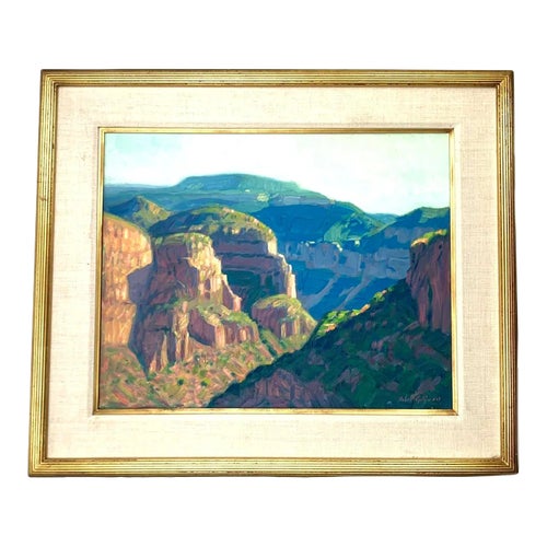 Original Landscape Painting of Salt River Canyon by Robert Goldman 2004