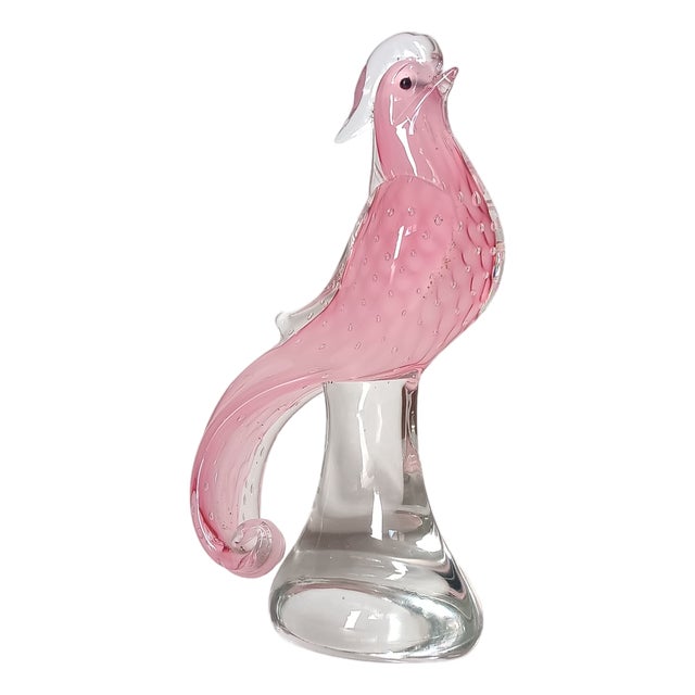 Murano Glass Bird Figure from Seguso, 1970s For Sale