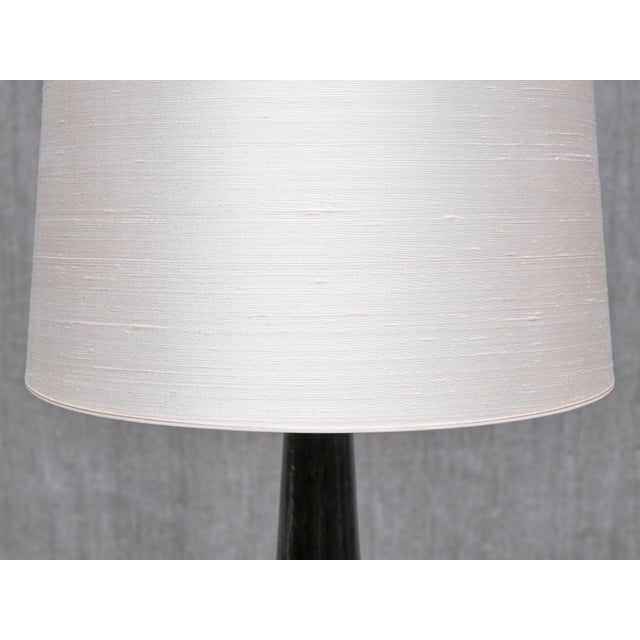 Large Sculptural Ceramic Table Lamp from Niels Preben Larsen, Denmark, 1970s For Sale - Image 6 of 13