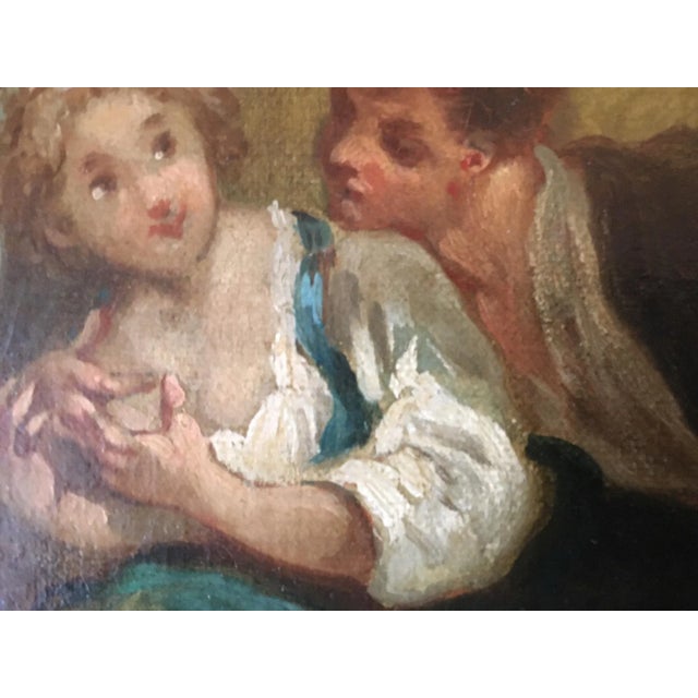 Jean Antoine Watteau, Circle Of, 18th Century Large Old Master Painting, France For Sale - Image 4 of 13