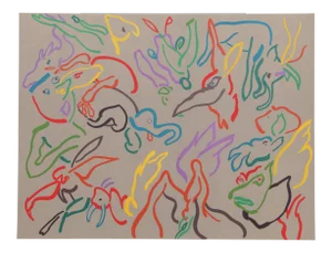 1970s Susan Elias, Spring Song Lithograph