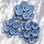 Blue Large Vintage English Earthenware Dinner Service from Staffordshire Churchill, 1970s, Set of 35 For Sale - Image 8 of 8