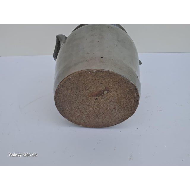 Vintage French Glazed Stoneware Confit Pots, 1890s, Set of 5 For Sale - Image 14 of 17