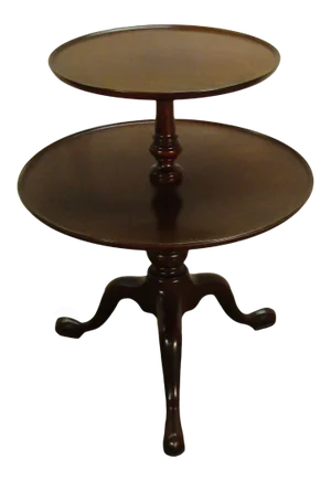Biggs Solid Mahogany Two Tier Lamp Table