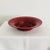 Barovier & Toso, hand blown Murano large bowl in cornelian red, 1970th H 2.75" x D 11.75" , Signed "Barovier Toso Murano"...