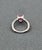 Early 21st Century 0.60 Ct Natural Pink Sapphire & Diamond Ring, Size 4.5 For Sale - Image 5 of 10