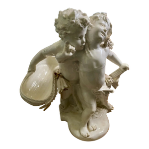 Early 19th Century Antique Sevres Style Putti Statue