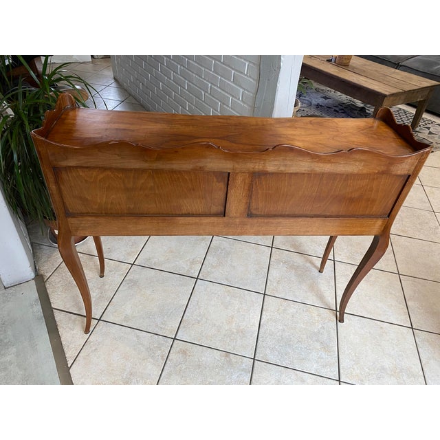 Louis XV Style Console Table in Cherrywood, 1950s For Sale - Image 18 of 18