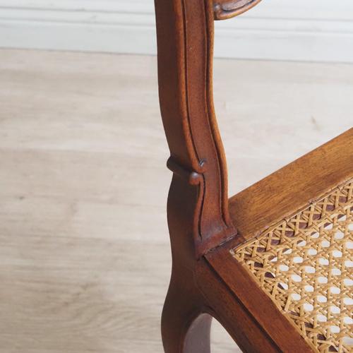 French Rococo Chairs with Viennese Caning, 1900, Set of 2 For Sale - Image 11 of 14