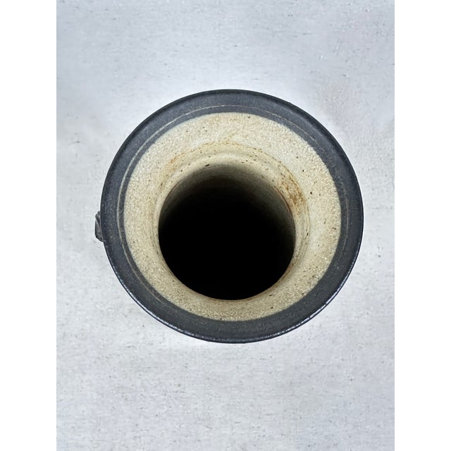 Ceramic Vintage Art Vase For Sale - Image 7 of 9