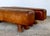 Mid-Century Modern Vintage Leather Pummel Horses - Set of 2 For Sale - Image 3 of 12