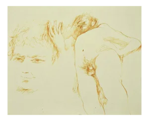 Danilo Bergamo - Studies of Figures - China Ink - 1968s