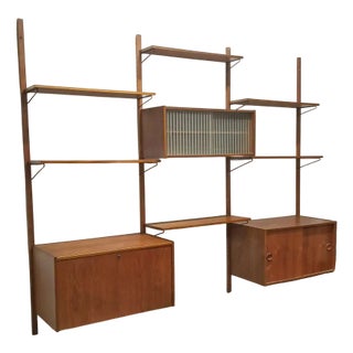 Vintage Danish Bookcase, 1960s For Sale
