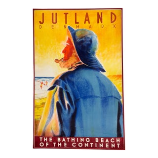Henrik Hansen "Jutland Denmark the Bathing Beach of the Continent" Poster Print For Sale