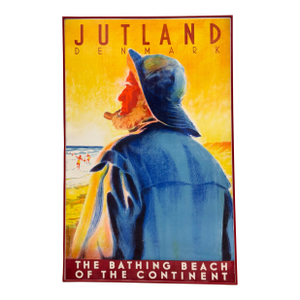 Henrik Hansen "Jutland Denmark the Bathing Beach of the Continent" Poster Print