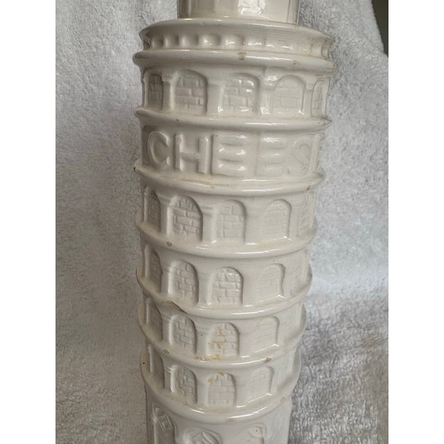 White Italian. Leaning Tower of Pisa Souvenir For Sale - Image 8 of 8
