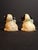 Pair Antique Hubley Cast Iron Puppo Dog Figurine Paperweights Bee on Hip Grace Drayton For Sale - Image 9 of 15