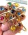 Mid 20th Century Vintage Gold Fill Rhinestone Brooch For Sale - Image 5 of 6