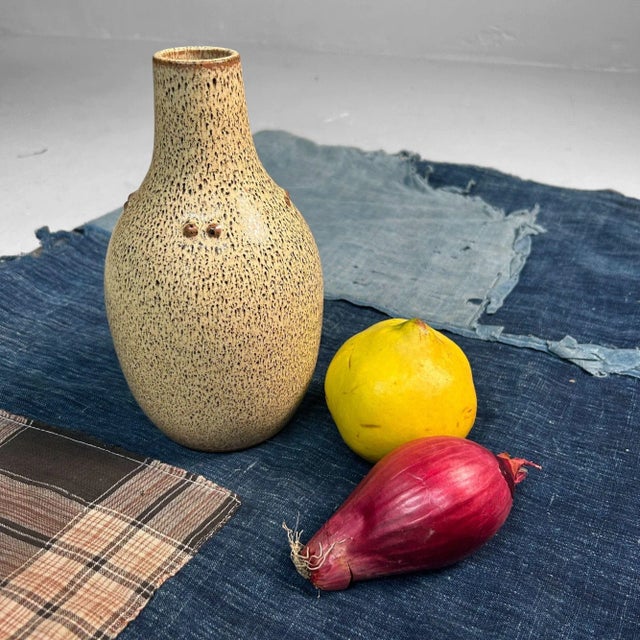 Mid-Century Modern Japanese Studio Mingei Ikebana Vase, 1970s For Sale - Image 3 of 11