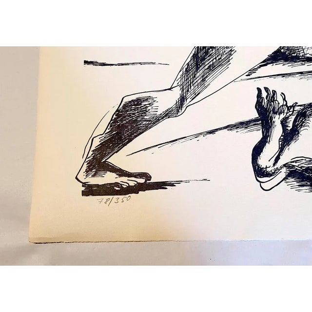 Ossip Zadkine The Labors of Hercules - Fight against the Nemean lion Original lithograph on wove paper Signed in pencil...