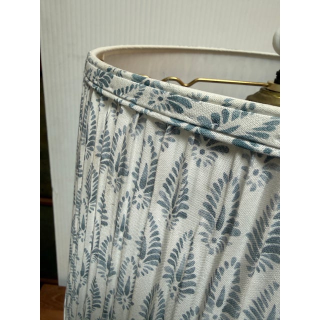 Shabby Chic Floral Urn Table Lamps, Pair For Sale - Image 11 of 12