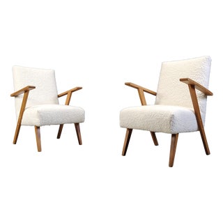 Mid-Century Dutch Armchairs, 1960s, Set of 2 For Sale