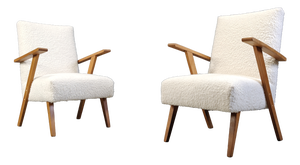 Mid-Century Dutch Armchairs, 1960s, Set of 2