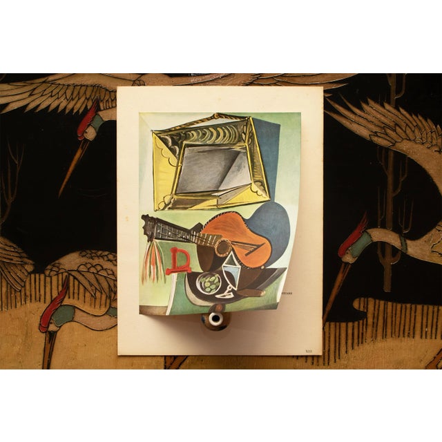 Paper 1943 After Pablo Picasso, "Still Life With Guitar" First Edition Period Offset Lithograph For Sale - Image 7 of 10