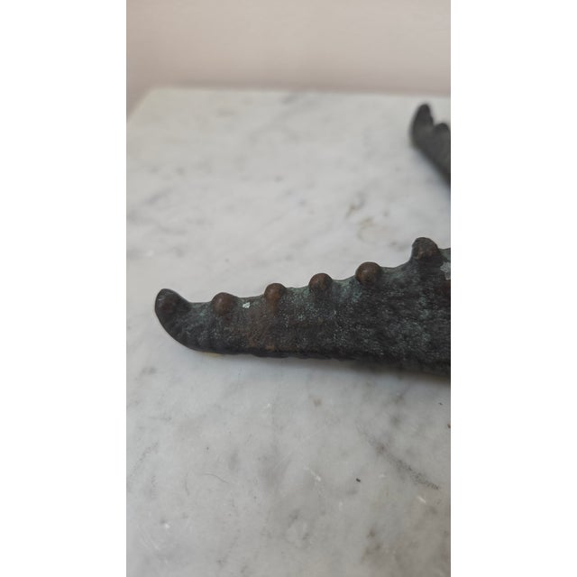 Verdigris Late 20th Century Maitland-Smith Verdigris-Finish Starfish Sculpture For Sale - Image 8 of 16
