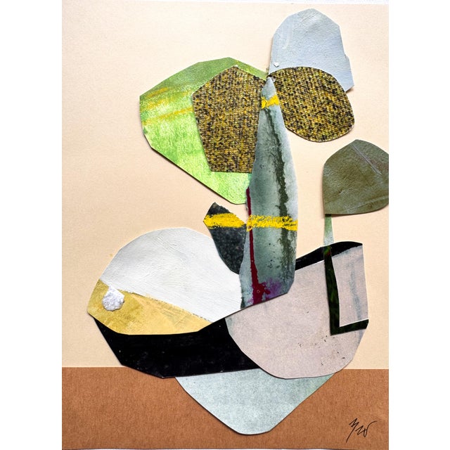 Abstract "Magic Still Exists 1" Original Mixed-Media Collage on Paper by Zac Woodiel For Sale - Image 3 of 8