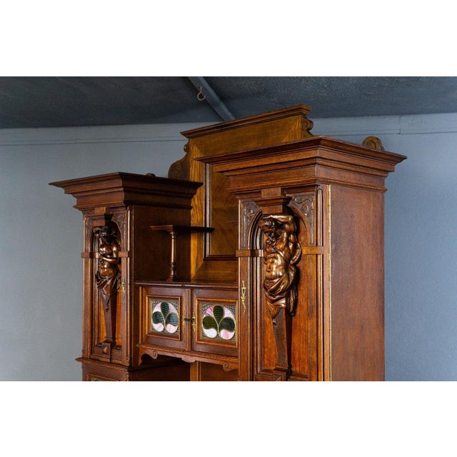 Vintage Sideboard in Oak For Sale - Image 11 of 18