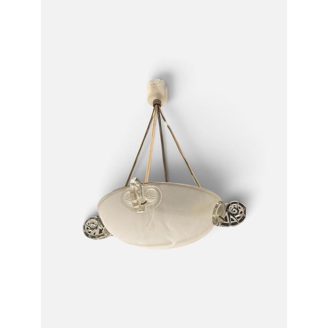 1920s Ronces Chandelier by R. Lalique, 1926 For Sale - Image 5 of 10