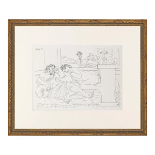 Vintage Pablo Picasso Vollard Suite Print 1956 For Sale