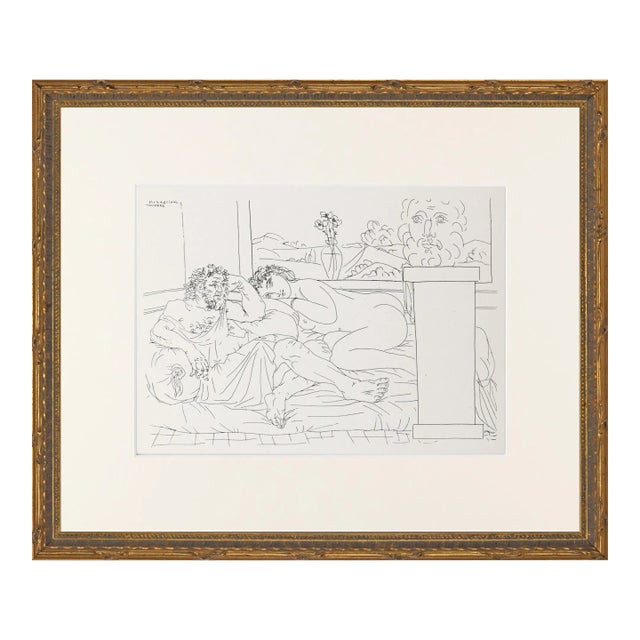 Vintage Pablo Picasso Vollard Suite Print 1956 For Sale