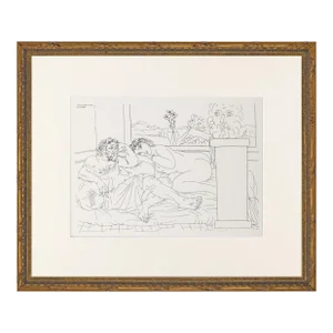 Vintage Pablo Picasso Vollard Suite Print 1956