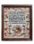 Framed Alphabet Primer Cross Stitch, 1872 For Sale